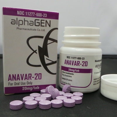 Alphagen Pharma Oral Ananvar 20mg ملصقات وصناديق لتغليف القارورة