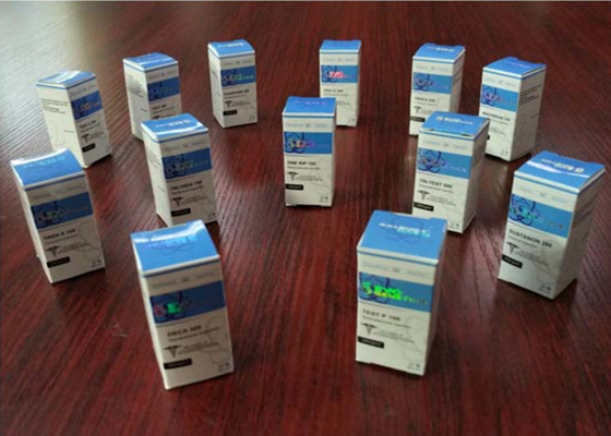 10 مل ورق تغليف الأدوية مربع CMYK اللون مع تأثير شعار الهولوغرام