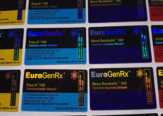 ملصقات تسمية الأدوية Euro Gen Rx Deisgn ، ملصقات تسميات صيدلية لاصقة قوية