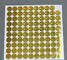 الذهب المضادة - وهمية ملصقا الهولوغرام الأمن حسب الطلب الحجم مع الشكل