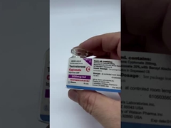 ملصقات مخصصة لقارورة LA Pharma Winstrol 10 مل مع أعلى تأثير ليزر أحمر