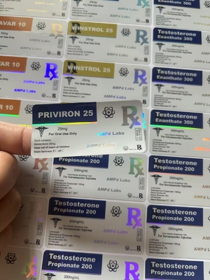 Priviron 50mg ملصقات الزجاجات البلاستيكية