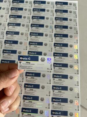 موتس 10mg 3ml ملصقات القوارير الصغيرة