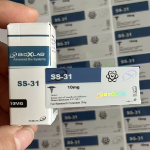 SS-31 10mg قنينة الببتيد ملصقات وصناديق تحتوي على قنينة واحدة