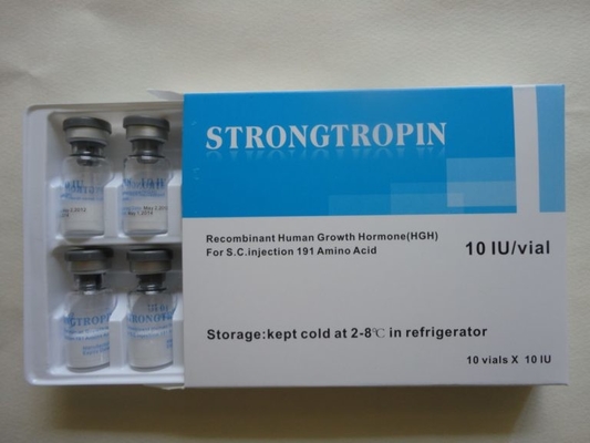 Strongtropin 10iu HG 2ml فيال Box مع طباعة كتيب