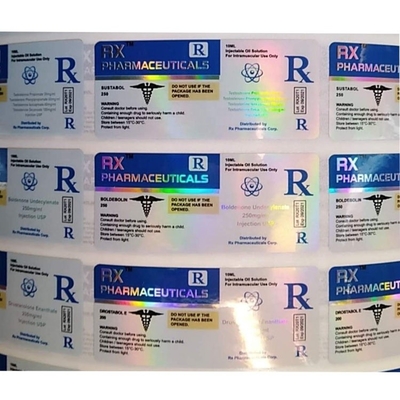 ستستانون 250 المهنية البلاستيكية 10ML القارورة ملصق 10ml زجاجة الملصقات