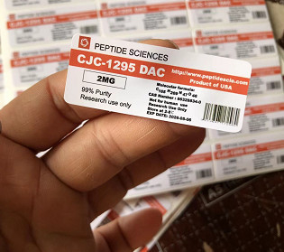 الببتيد HcG HG H ملصقات زجاجة الحقن طباعة زجاجة 2 مل و 1 مل