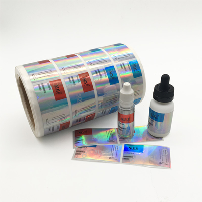 ملصق قوي 10ml ملصقات القارورة فيلم ليزر بي تي للصيدليات