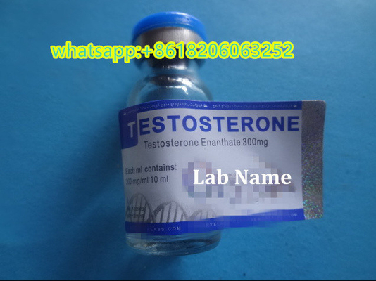 الاختبار E العلامات التسمية الستيرويدات الانسدادية السائل الحقن 10ml قنينة العلامات التسمية مربع حادة لامعة النهاية