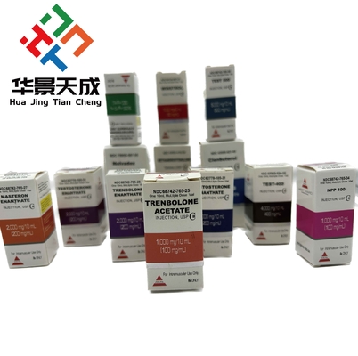 300 غرام حزم الورق الصيدلانية الزجاجية القوارير مربع كمال الاجسام الطباعة 10ml الملصقات صناديق