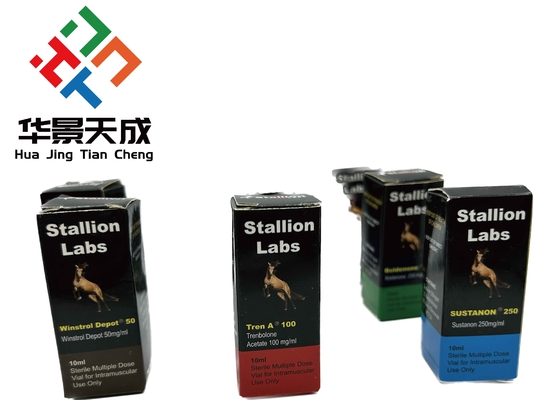 اختبار E زيت حقن هولوغرامية الملصقات والصناديق 10ml قنينة علبة الورق