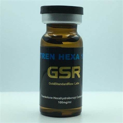 Tren Hexa 100mg Parabolan Steroids Injectable Steroids العلامات الملونة على القارورة مع مواد الورق / الحيوانات الأليفة / PVC
