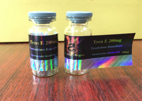 Tren E 200 هولوغرام ليزر PET سترويد حقن 10ml ملصقات القارورة
