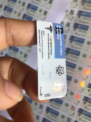 ملصق الصيدلية الببتيد العلبة 10IU 2ml ل HG H النهاية اللامعة