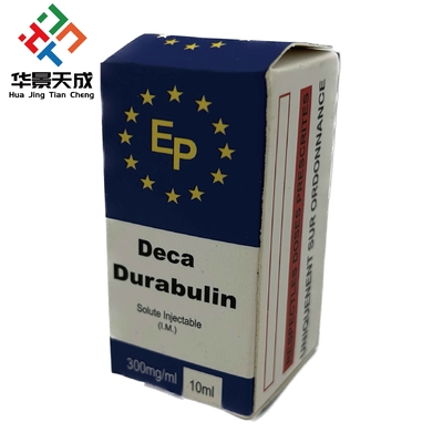 الصناديق المخصصة 10ml القارورة الورقية اللمعان النهاية للستيرويد DecaVials التعبئة
