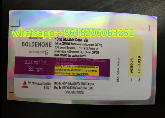 Androl Test 250 10ml العلامات الملصقة على القارورة