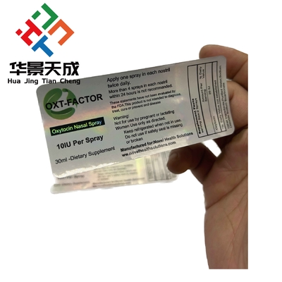 أونافار 5mg حبوب منع الحمل علبة الزجاجة حبوب منع الحمل العلامات التجارية الفموية هولوغرام المواد الطباعة مقاومة للماء