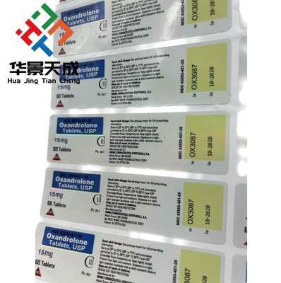 أونافار 5mg حبوب منع الحمل علبة الزجاجة حبوب منع الحمل العلامات التجارية الفموية هولوغرام المواد الطباعة مقاومة للماء