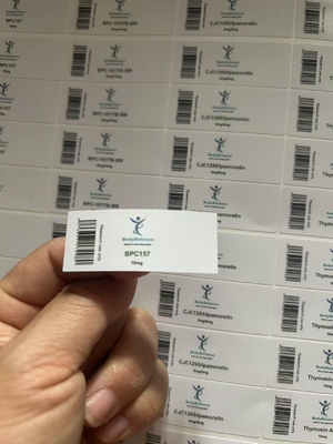 تيموزين ألفا 1 الببتيد الملصق ملصق القارورة 2ml الببتيد الملصق الذاتي ملصق الزجاجة