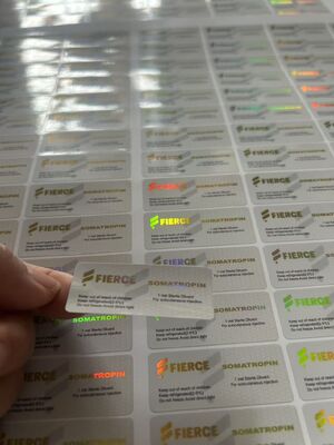 تيرزيباتيد 60 ملغ 2 مل ملعقة زجاجية مع مواد ليزر هولوغرام بي تي