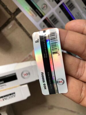 تيرزيباتيد 60 ملغ 2 مل ملعقة زجاجية مع مواد ليزر هولوغرام بي تي