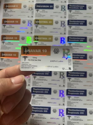Priviron 50mg ملصقات الزجاجات البلاستيكية