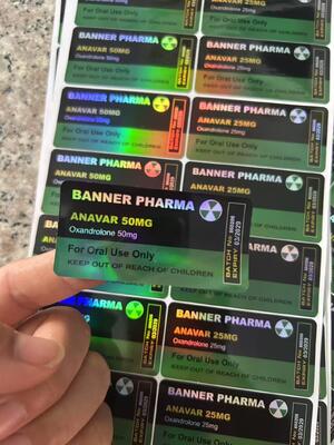 ملصقات فيال ليزرية من شركة Pegmgf 5mg للأدوية الابتنائية بحجم 2 مل