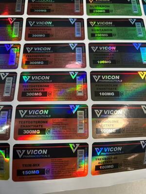 الملصقات الكبيرة 300 10 مل مع تأثير لامع