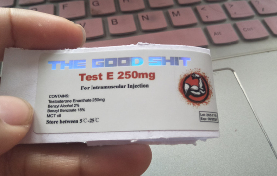 تسميات قارورة طبية شفافة 10 مللي ، ملصقات قنينة زجاجية مخصصة