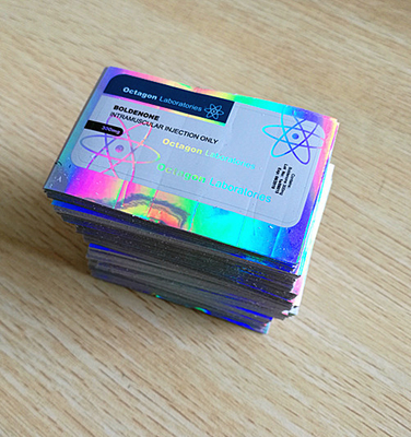 الطباعة الرقمية القارورة العلامات الملصقة على القارورة مستطيل 10 مل