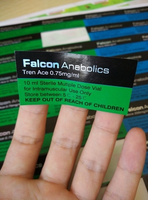 ملصق زجاجة الدواء المقاوم للكيماويات