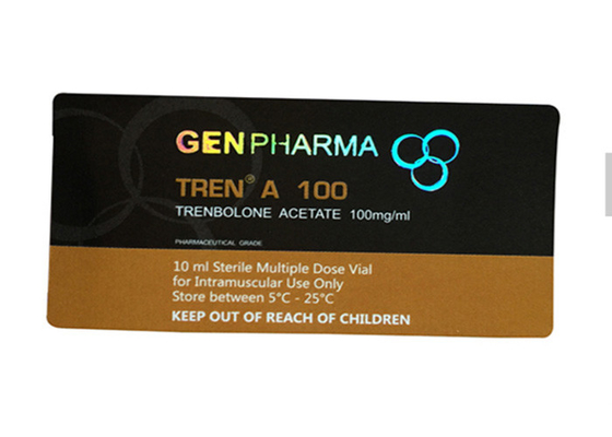 طباعة الهولوغرام 10 مللي ملصقات قنينة مخصصة ملصقات صيدلانية قابلة للإزالة