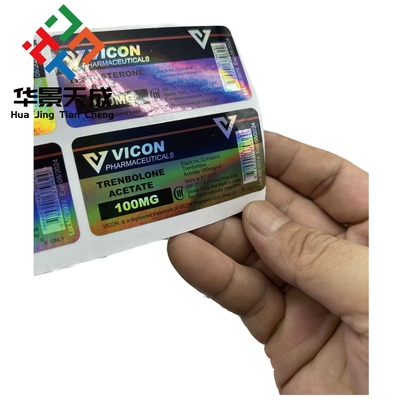 الملصقات الحمراء والخضراء المخصصة للقوارير لتحديد حلول التسمية الدقيقة