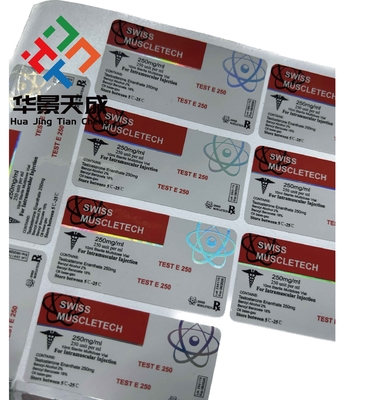 الملصق الدائم الملصق الزجاجية الملصق الزجاجي 2.5 مل سمك للحاويات الزجاجية