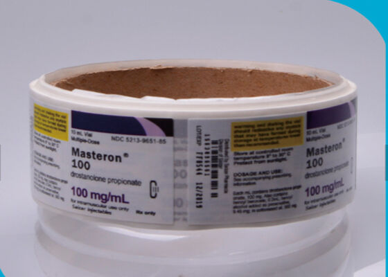 للماء الساخن لفة 10ML فيال تسميات ، مخصص لاصق مخصص تسميات لاصقة