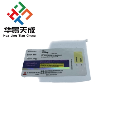 الطباعة الرقمية الزجاجة المسطحة القارورة الملصقات المخصصة المقاومة للماء