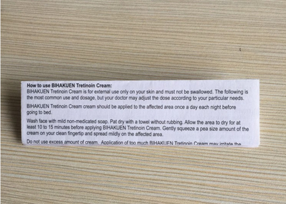 حزمة الأدوية إدراج طباعة محلول زيت القارورة لاختبار الحقن