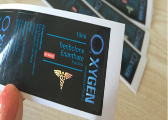 ملصق زجاجة دواء مطبوعة بالألوان الكاملة للأكسجين ترين إينونثات 200 ملغ