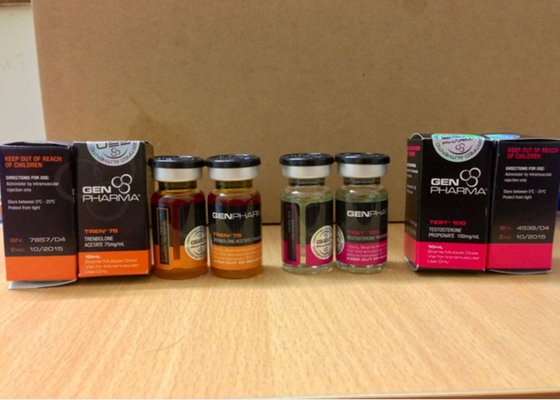 طباعة مخصصة تسميات القارورة 10ML ماء / تسميات زجاجة الستيرويد ومربعات