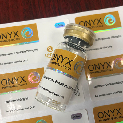 ستستانون 250 المهنية البلاستيكية 10ML القارورة ملصق 10ml زجاجة الملصقات