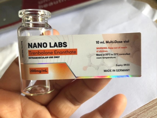 NANO LAB PHARMA ملصقات الزجاجات الصغيرة طباعة ملصقات القارورة 10 مل للكأس الزجاجية تصميم مخصص