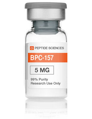 Bpc 157 5mg الببتيدات الملصقة ذاتياً ملصقات القارورة 2 مل