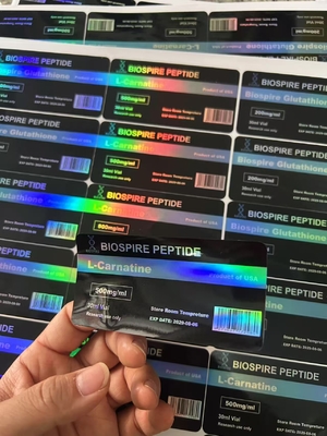 ملصقات فيال L-كارنتين 500 مجم/مل 30 مل بشعار وتصميم مخصص