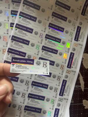 ملصقات زجاجة حقن ريتاغلوتيد 30 مجم 2 مل للحقن تحت الجلد