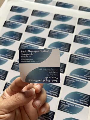 تيرزيباتيد 7. 5mg/ 60وحدة سحب الجوانب طباعة ملصقات أقراص جرعات متعددة