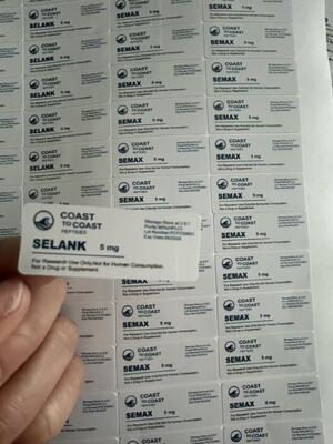 ملصقات زجاجات ببتيد سيلانك 5 ملغ صغيرة 2 3 مل