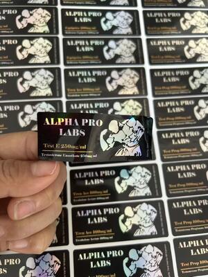 اختبار ENAN 250mg تصميم مخصص تأثير لامع ملصقات رائعة