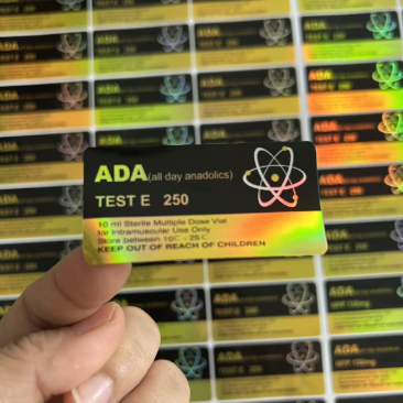 إختبار إينانتات 250mg الذهب والأسود ليزر المواد الملصقات