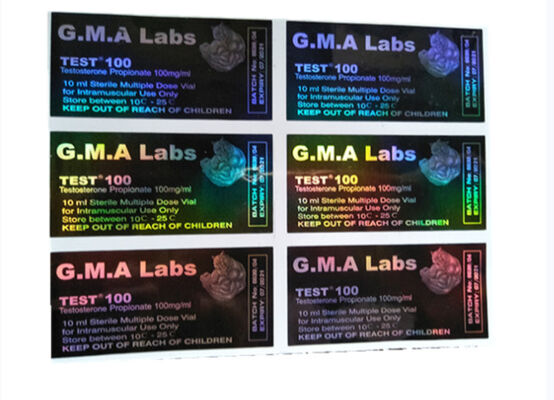 تسميات زجاجة Dragan Design Black Hologram 10ml لاختبار إينونثات