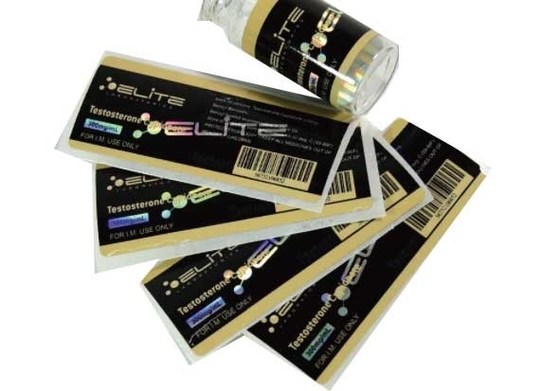 فارما مختبر تقشر الطب زجاجة تسمية الطباعة المعدنية لقوارير الحقن